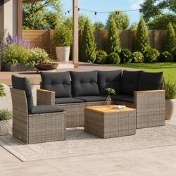 Elevate Your Outdoor Space with 6-Piece Sofa Set
