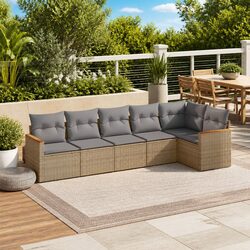 Enhance Your Outdoor Living with 6 Piece Sofa Set