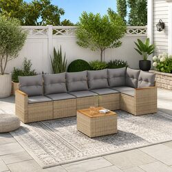 Transform Your Outdoor Space with 7-Piece Sofa Set
