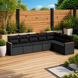 Transform Your Outdoor Space with 7-Piece Sofa Set