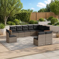 Enhance Your Outdoor Space with a 10-Piece Sofa Set