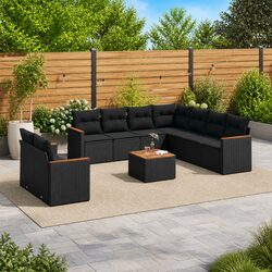 Transform Your Outdoor Space with This 10-Piece Sofa Set