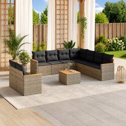Transform Your Outdoor Space with This 10-Piece Sofa Set