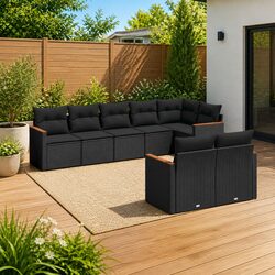 Enhance Your Outdoor Space with This 8 Piece Sofa Set