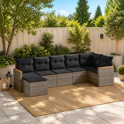Transform Your Outdoor Space with This 7 Piece Sofa Set