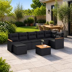 Enhance Your Outdoor Space with this 8-Piece Sofa Set