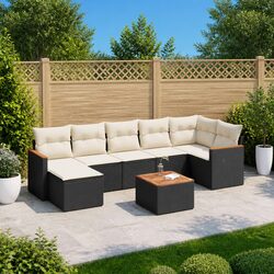 Enhance Your Outdoor Space with this 8-Piece Sofa Set