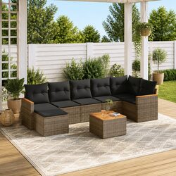 Enhance Your Outdoor Living with This 8-Piece Sofa Set