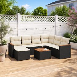Transform Your Outdoor Space with 8-Piece Garden Sofa Set