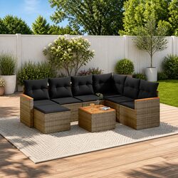 Transform Your Outdoor Space with 8-Piece Sofa Set