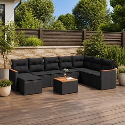 Transform Your Outdoor Space with 9-Piece Sofa Set