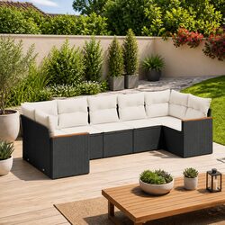 Enhance Your Outdoor Space with This 7 Piece Sofa Set