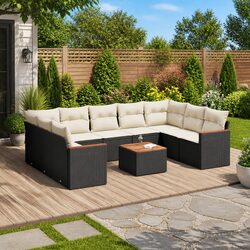 Enhance Your Outdoor Space with This 10 Piece Sofa Set