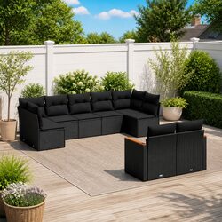 Enhance Your Outdoor Living with 9 Piece Sofa Set