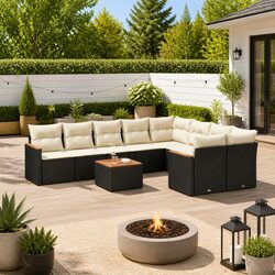 Elevate Your Outdoor Space with This Stylish 10 Piece Sofa Set