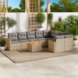 Elevate Your Outdoor Experience with This 10-Piece Sofa Set