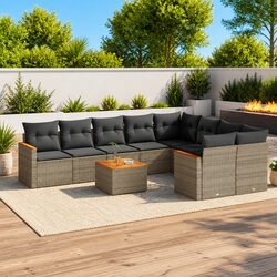 Enhance Your Outdoors with 10 Piece Garden Sofa Set