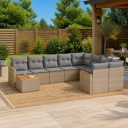Transform Your Outdoor Space with This 10 Piece Sofa Set