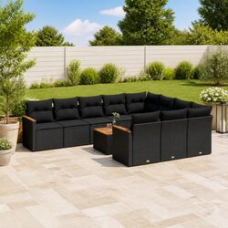 Enhance Your Outdoor Space with 11 Piece Garden Sofa Set