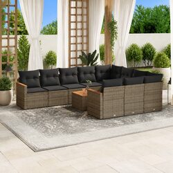 Elevate Your Patio with an 11-Piece Garden Sofa Set