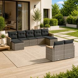 Elevate Your Outdoor Space with This 9-Piece Sofa Set