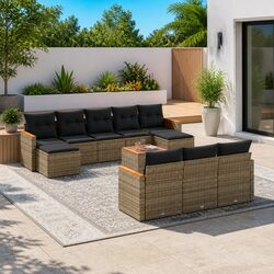 Transform Your Outdoor Space with 11-Piece Sofa Set