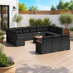 Transform Your Patio with a 14-Piece Garden Sofa Set