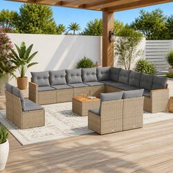 Enhance Your Outdoor Space with a 14-Piece Sofa Set
