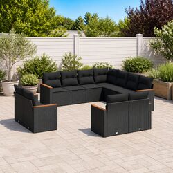 Inviting 11-Piece Outdoor Furniture Set with Cushions
