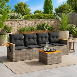 Enhance Your Outdoor Space with This 5-Piece Sofa Set