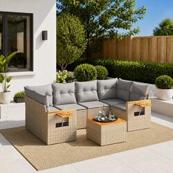 Enhance Your Outdoor Living Space with 7 Piece Sofa Set
