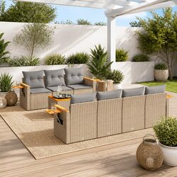 Transform Your Outdoor Space with this 8 Piece Sofa Set