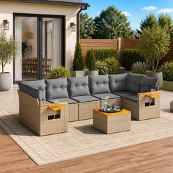 Transform Your Outdoor Space with Our 8-Piece Sofa Set