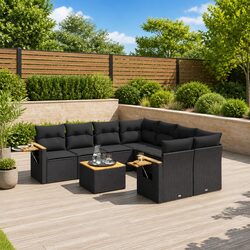 Elevate Your Patio with This 9-Piece Outdoor Sofa Set