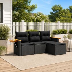 Elevate Your Outdoors with a 4 Piece Garden Sofa Set