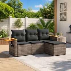 Enhance Your Outdoor Living with This 4-Piece Sofa Set