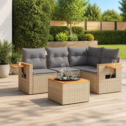Transform Your Outdoor Area with a 5-Piece Garden Sofa Set