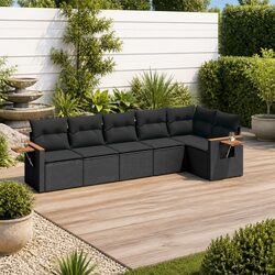 Elevate Your Outdoor Space with This 6-Piece Garden Sofa Set