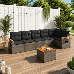 Comfortable 7 Piece Garden Sofa Set for Outdoor Enjoyment
