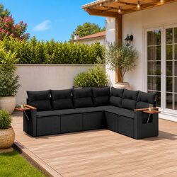 Enhance Your Outdoor Space with 6 Piece Sofa Set