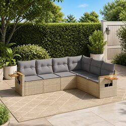 Transform Your Patio with this 6 Piece Garden Sofa Set