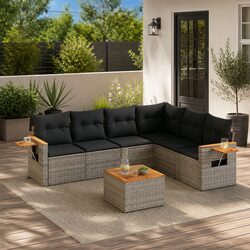 Enhance Your Outdoor Space with a 7-Piece Garden Sofa Set