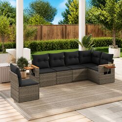 Transform Your Outdoor Space with 6-Piece Sofa Set