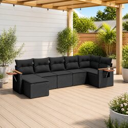 Stylish 7 Piece Modular Outdoor Sofa Set for Your Patio