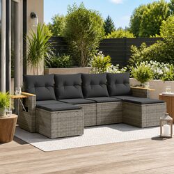 Enhance Your Outdoor Space with 6 Piece Sofa Set