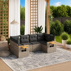 Transform Your Outdoor Space with 6-Piece Sofa Set