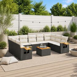 Elevate Your Outdoor Living with 10-Piece Garden Sofa Set