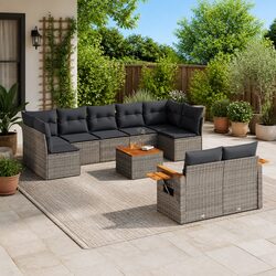 Transform Your Outdoor Space with a 10-Piece Sofa Set