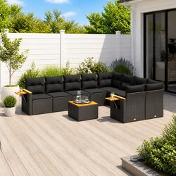 Transform Your Outdoor Space with This 10 Piece Garden Sofa Set