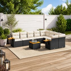 Transform Your Outdoor Space with This 10 Piece Sofa Set